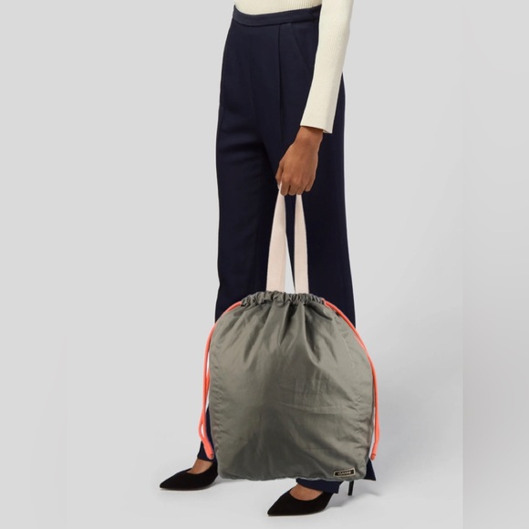 Ganni Recycled Tech Drawstring Tote Bag - Picture 2 of 3